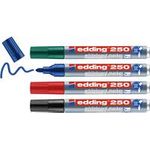 EDDING 250 Whiteboard-Marker farbsortiert 1.5 - 3.0 mm 4 St. (4-250-4-2)