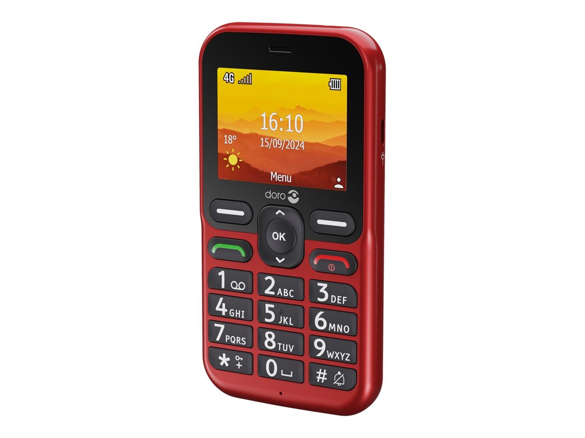 Doro Leva L10 4G Großtastenhandy 2,4" Rot