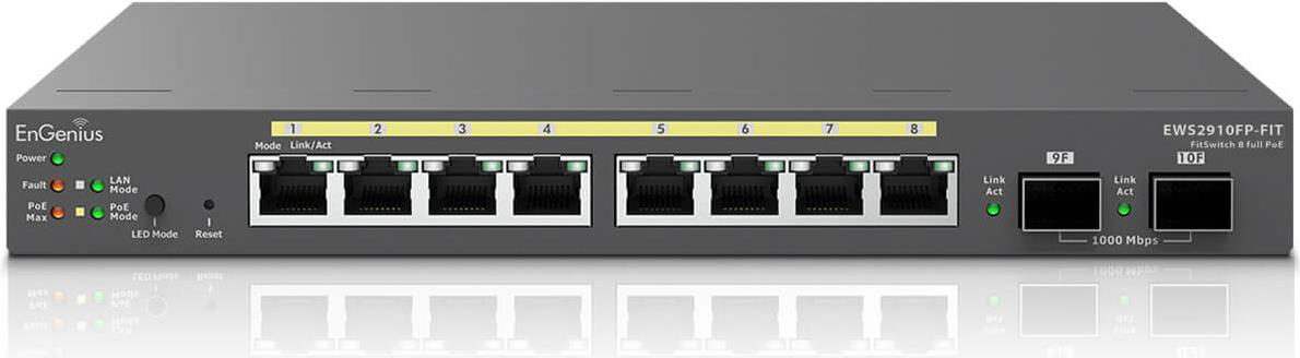 EnGenius EWS2910FP-FIT Netzwerk-Switch Managed L2/L3 Gigabit Ethernet (10/100/1000) Power over Ethernet (PoE) Grau (EWS2910FP-FIT)