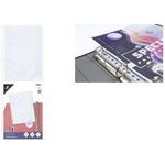 kangaro Prospekthülle, DIN A4, PP, genarbt, 0,08 mm 23-fach gelocht, oben offen - 1 Stück (K-14028)