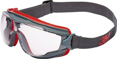 3M 7100074368 Schutzbrille/Sicherheitsbrille Grau - Rot (GG501V)