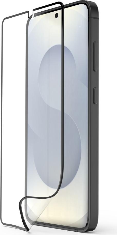 Hama Handy-Schutzglas Super Hybrid für Samsung Galaxy S26, Montagehilfe (00233308)