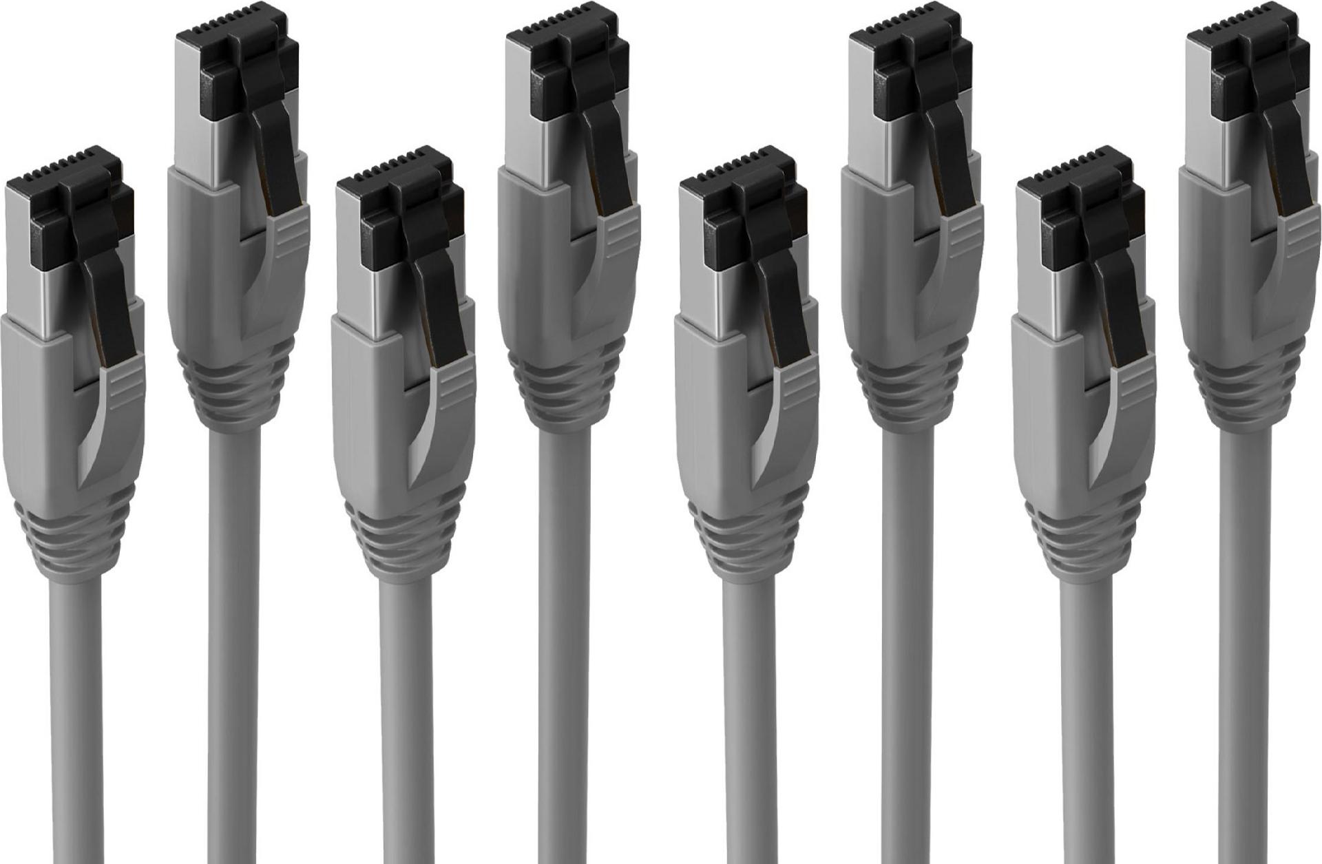 S/CONN maximum connectivity ®-BASIC-S--Patchkabel cat. 8.1 F/FTP PIMF LSZH grau 0,5m--VE4 (SC08-41010-4)