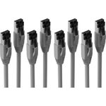 S/CONN maximum connectivity ®-BASIC-S--Patchkabel cat. 8.1 F/FTP PIMF LSZH grau 0,5m--VE4 (SC08-41010-4)