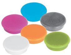 FRANKEN Haftmagnet MagFun, Durchmesser: 32 mm, pink Haftkraft: 0,8 kg, rund, Kunststoffkappe, Magnet lackiert - 1 Stück (HML30 07)