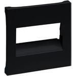 Legrand SEANO Abdeckung RJ45 f.1- 765354 u.2-fach Datendosen Schwarz lackiert 5 (765354)