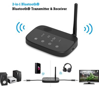 Renkforce BTHP-100 Bluetooth® Musik-Sender/Empfänger Bluetooth Version: 4.2, aptX®, SBC 100 m integrierter Bluetooth® Re (RF-3257424)