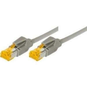 Patchkabel F/UTP, Cat 5e, grau, 20,0 m halogenfrei, mit Draka-Kabel und Hirosesteckern TM11 (bisherige Bezeichnung FTP) (72720)