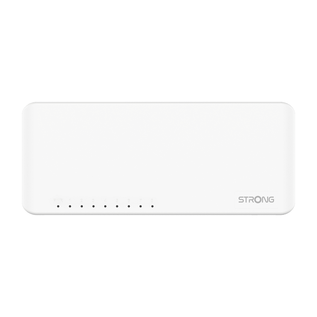 Strong SW8000P Gigabit Ethernet Switch 8 Ports Weiß