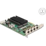 Delock 86054 Netzwerkkarte PCI Express Gigabit Ethernet 4x M12 (86054)