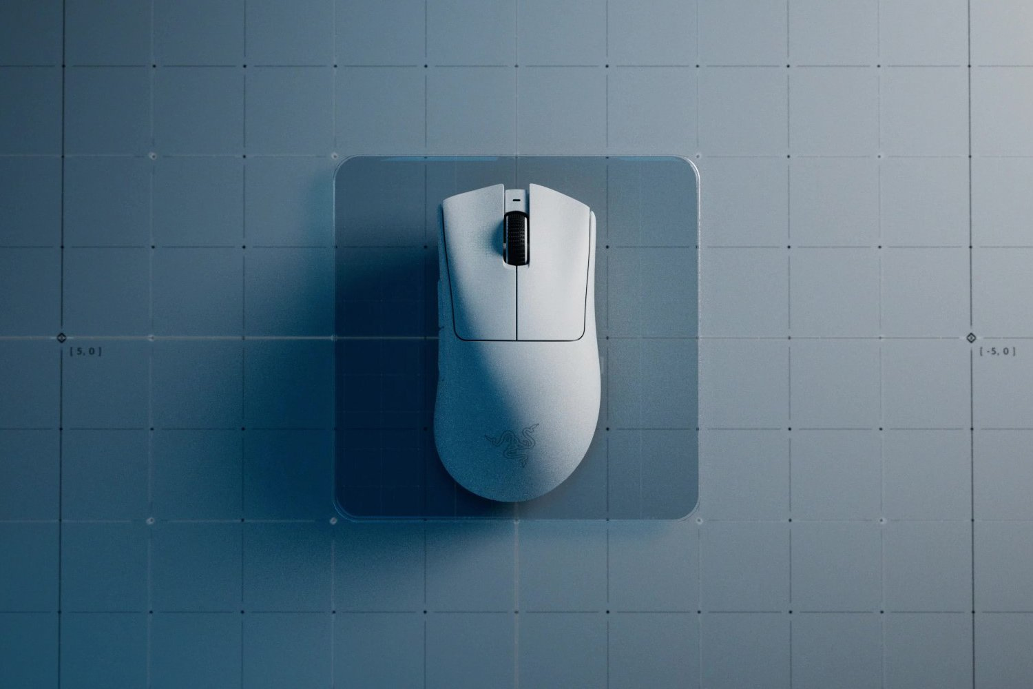 Razer DeathAdder V3 Pro Kabellose Ergonomische Gaming-Maus 5 Tasten Weiß