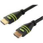 HDMI Kabel High Speed mit Ethernet, schwarz, 0,5 m Hersteller: Techly (ICOC-HDMI-4-005)