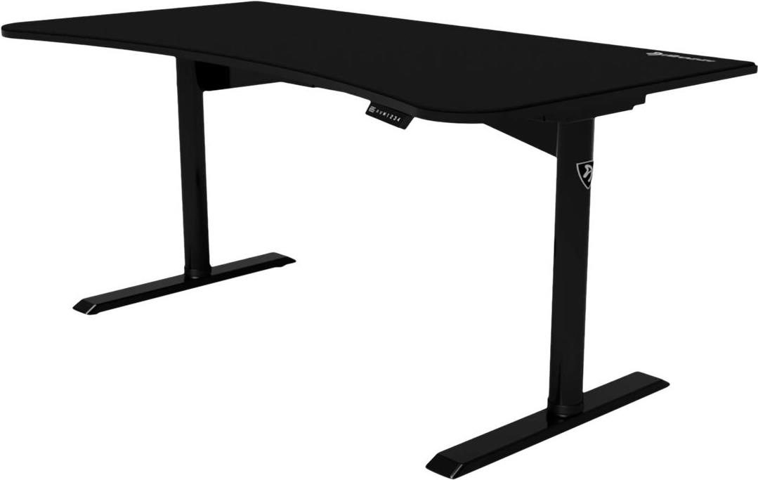 Arozzi Arena Moto Gaming-Schreibtisch elektrisch höhenverstellbar 160 cm Schwarz