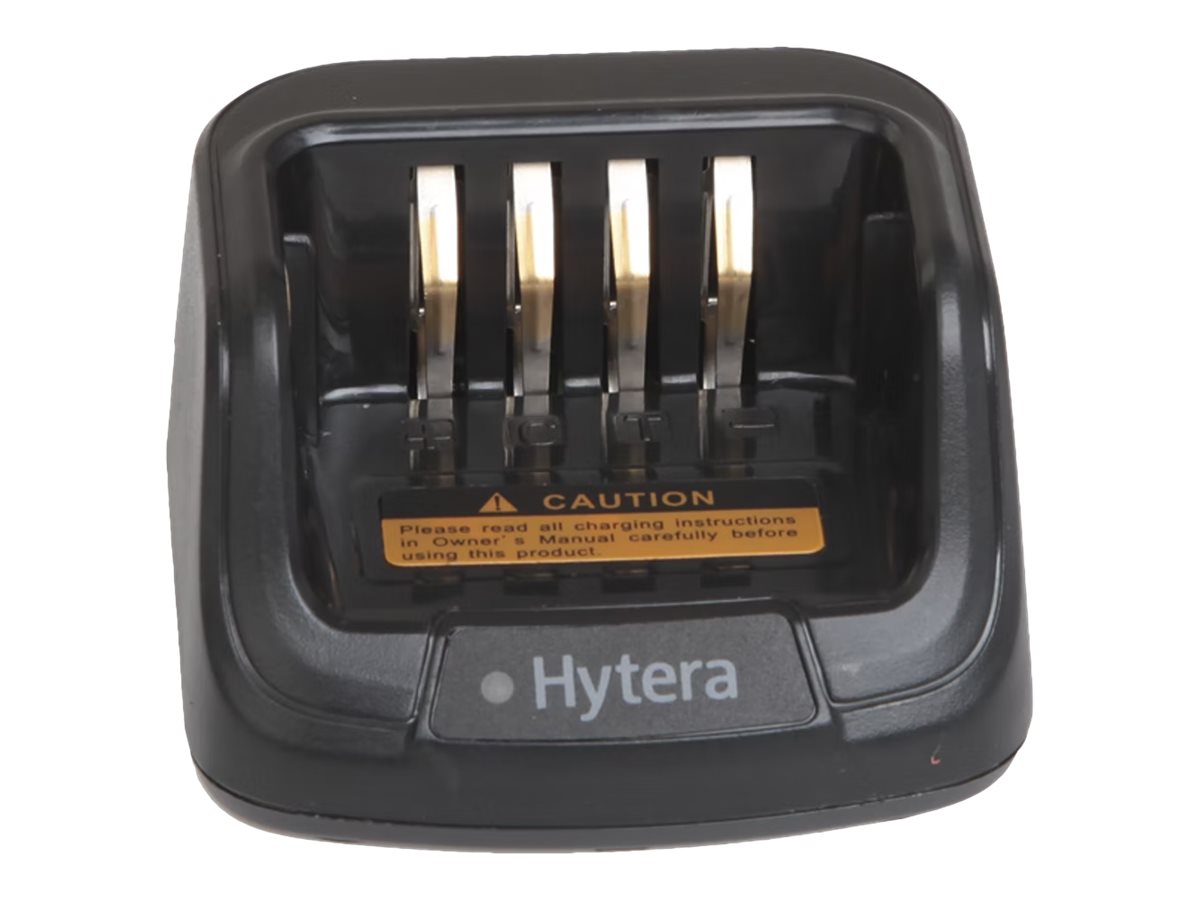 Hytera CH10A07 Batterieladegerät für Funkgeräte, Li-Ion/NiMH, Schwarz