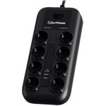 CyberPower P0820SUF0-DE Spannungsschutz 8 AC-Ausgänge 200 - 250 V Schwarz 1,8 m (P0820SUF0-DE)