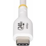 StarTech.com 1,0mUSB C Charging Cable, USB-IF Certified USB-C Cable, 240W (USB2EPR1MW)