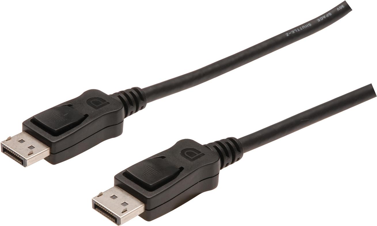 Digitus DisplayPort-Kabel 3 m DisplayPort 1.2 4K Schwarz