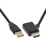 HDMI Adapter Stecker/Buchse mit USB-Power Einspeisung (17600I)