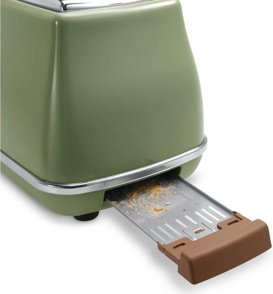 De'Longhi Icona Vintage CTOV 2103.GR Toaster 900W Grün