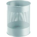 DURABLE Papierkorb Metall 15L rund mit Perforation 165 mm 1 ST 331010
