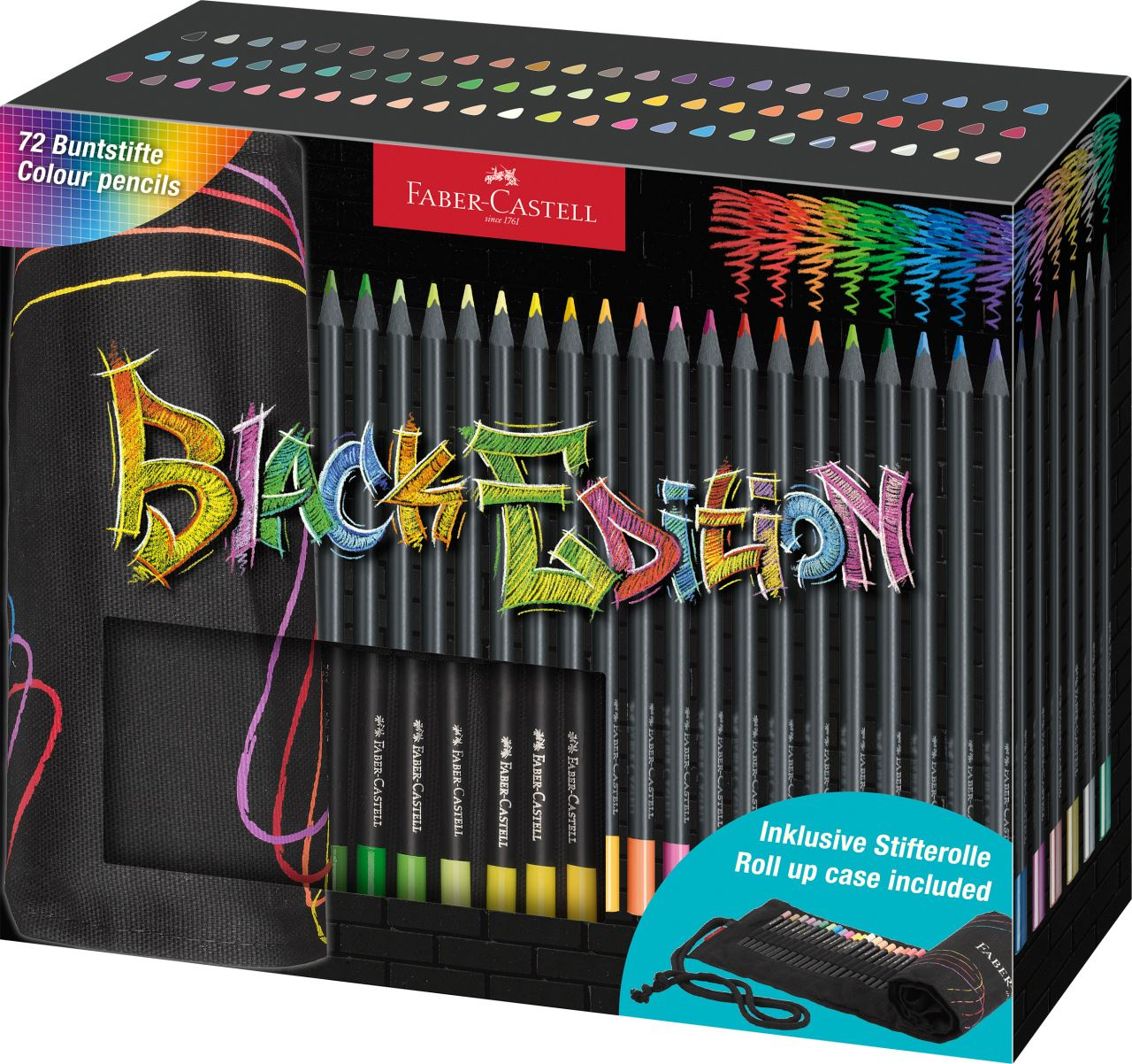 Faber-Castell Black Edition 116418 Buntstifte 72 St. Mehrfarbig