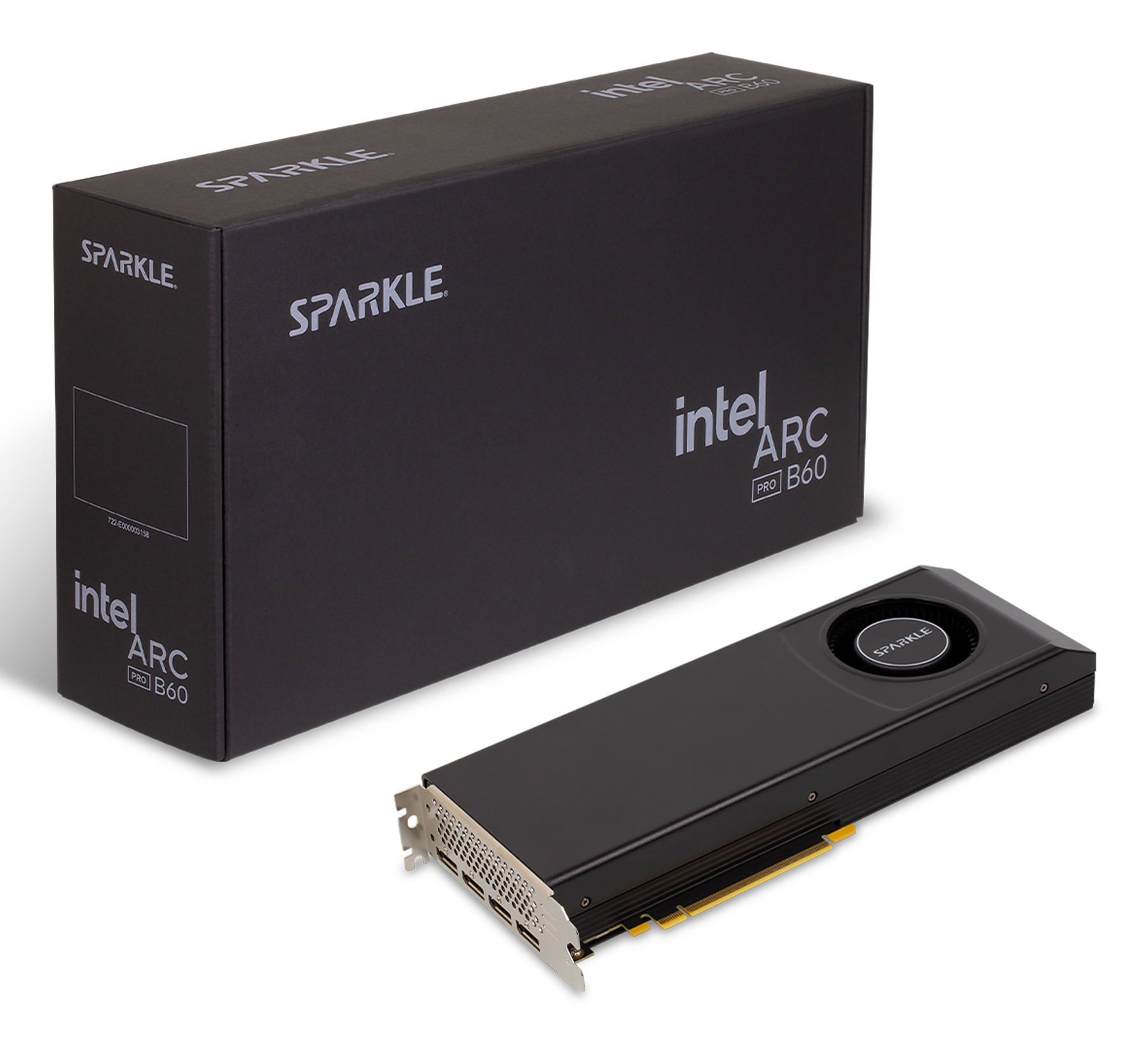 SPARKLE Intel Arc Pro B60 Pro 24 GB GDDR6 Grafikkarte Schwarz