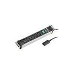 BACHMANN KaltgeraeteSteckdosenleiste Kaltgeraetestecker 6fach 25,40cm (10") IEC320 C13/C14 fuer USV-Anlagen (19.07.1193)
