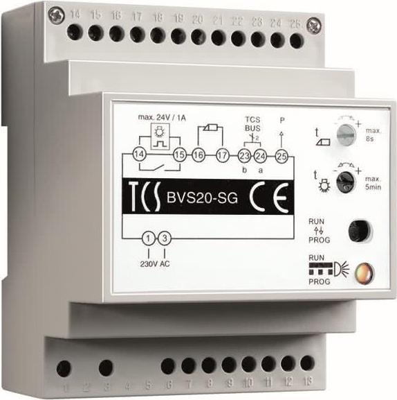TCS BVS20-SG Interkom-System-Zubehör Stromversorgung (BVS20-SG)