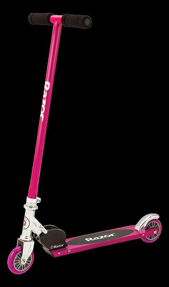 Razor S Kinder Klassischer Roller Schwarz - Pink (13073051 / 0845423013684)