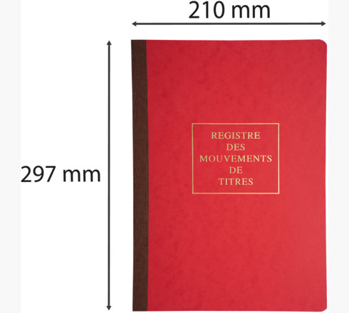 Le Dauphin Piqûre Registre des mouvements de titres 90120D – 1 Stück