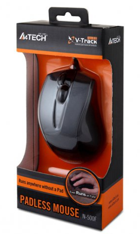 A4-Tech A4Tech V-Track N-500F-1 Maus USB Grau