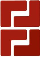 Brady, B-514, ToughStripe, Bodenmarkierung L-Form, Polyester, Rot, 50,8 x 127mm (1 VE = 20 Stück) (104430)