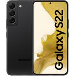 Samsung Galaxy S22 - 5G Smartphone - Dual-SIM - RAM 8 GB / 256 GB - OLED-Display - 6.1" - 2340 x 1080 Pixel (120 Hz) - Triple-Kamera 50 MP, 12 MP, 10 MP - front camera 10 MP - Phantomschwarz
