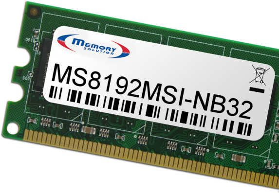 Memory Solution MS8192MSI-NB32 8GB Speichermodul (MS8192MSI-NB32)