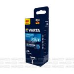 VARTA Batterie Alkaline, Mignon, AA, LR06, 1.5V Longlife Power, High Energy, Retail Box (40-Pack) (04906 121 154)