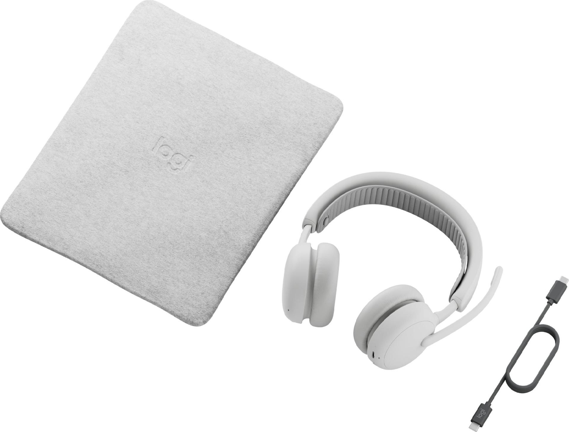 Logitech Zone Wireless 2 ES - OFF-WHITE Bluetooth / USB-C / 2 Mikrofone (981-001508)
