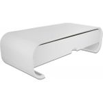 DeLOCK 18324 Flachbildschirm-Tischhalterung Freistehend Weiß (18324)