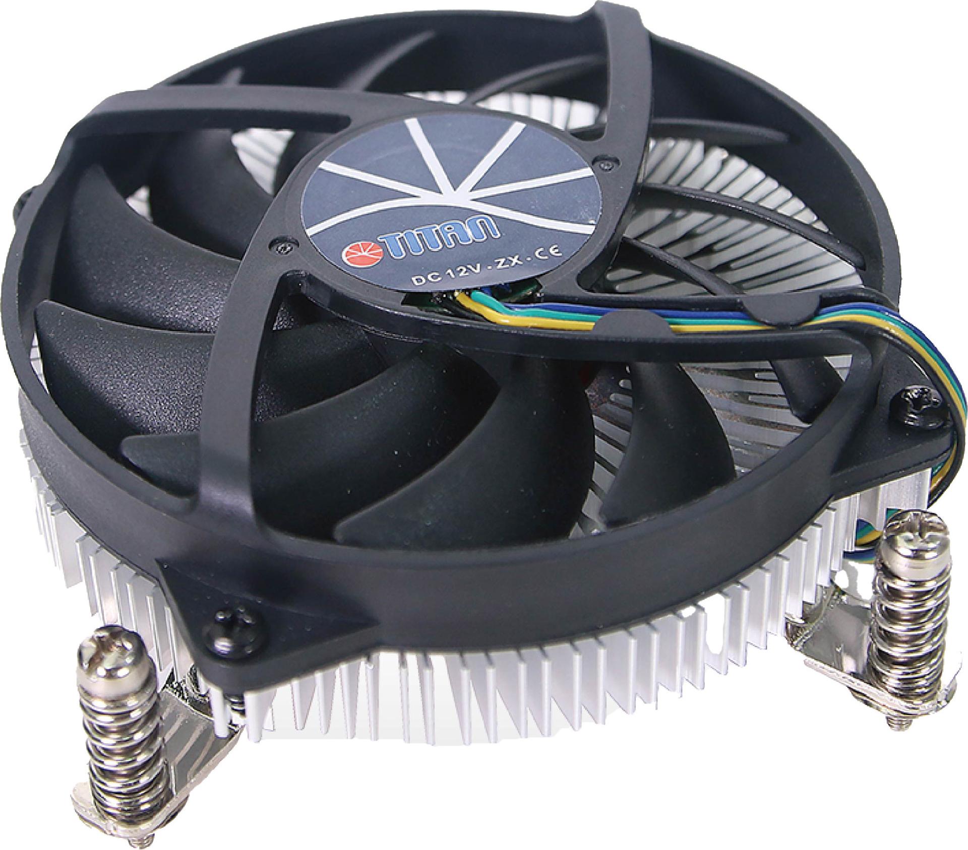 TITAN DC-HA11TZ/RPW CPU-Luftkühler 9,5 cm Aluminium - Schwarz