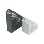 helit Stehsammler Gitterstruktur, DIN A5, Polystyrol,schwarz eckenschonend durch Raster in Einfüllrichtung (H6361095)