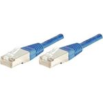 Patchkabel S/FTP (PIMF), CAT.6A EIA/TIA, Class EA, blau, 2,0 m Patchkabel mit besonders schmalem Knickschutz (858318)