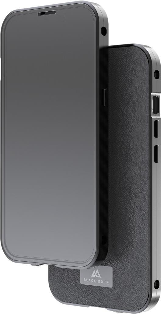 Black Rock Wallet 2in1 für Apple iPhone 13 Pro, Premium Leather, Schwarz (00217712)