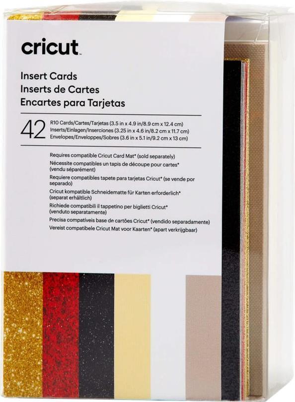 Cricut Insert Cards Glitz & Glam R10 Kartenset Taupe, Creme, Weiß (2009466)