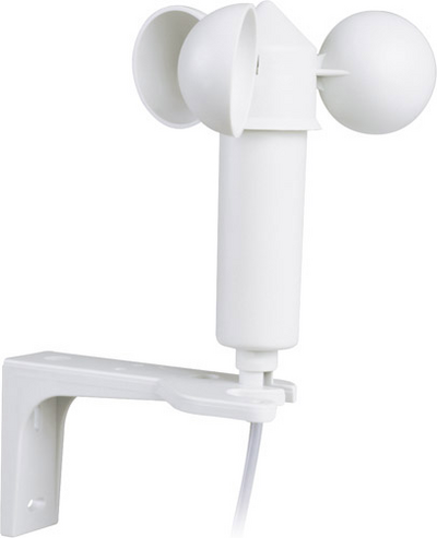 Eltako Windsensor WS. Messung der Umgebungsbedingungen: Windgeschwindigkeit, Übertragungstechnik: Verkabelt, Produktfarbe: Weiß. Höhe: 117 mm, Durchmesser: 12,5 cm (20000082)