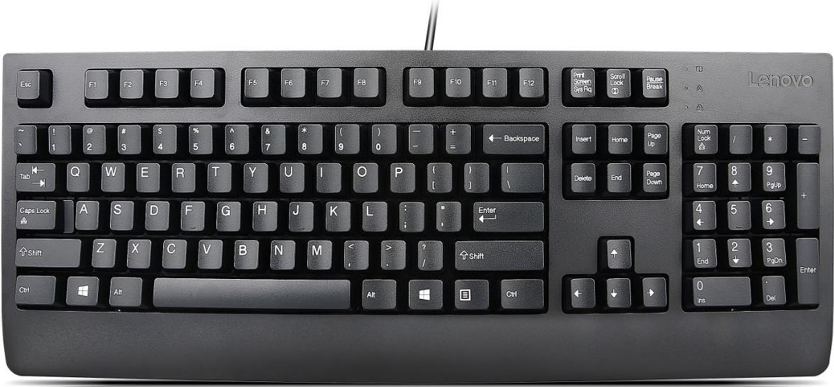 Lenovo Preferred Pro II Tastatur USB QWERTY Dänisch Schwarz (00XH697)