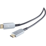 shiverpeaks BASIC-S AOC-HDMI Kabel, 4K, schwarz/silber, 10 m HDMI A Stecker (BS01-20075)