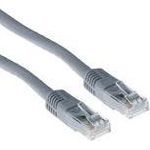 ACT Grey 1 meter LSZH U/UTP CAT6 patch cable with RJ45 connectors. Cat6 u/utp lszh grey 1.00m (IB9001)