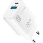 Cellularline Dual Port Travel Charger Apple PD 20W White (60785)