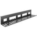 ACT Kabelmanagementablage unter dem Schreibtisch 80 cm AC8381 Schwarz