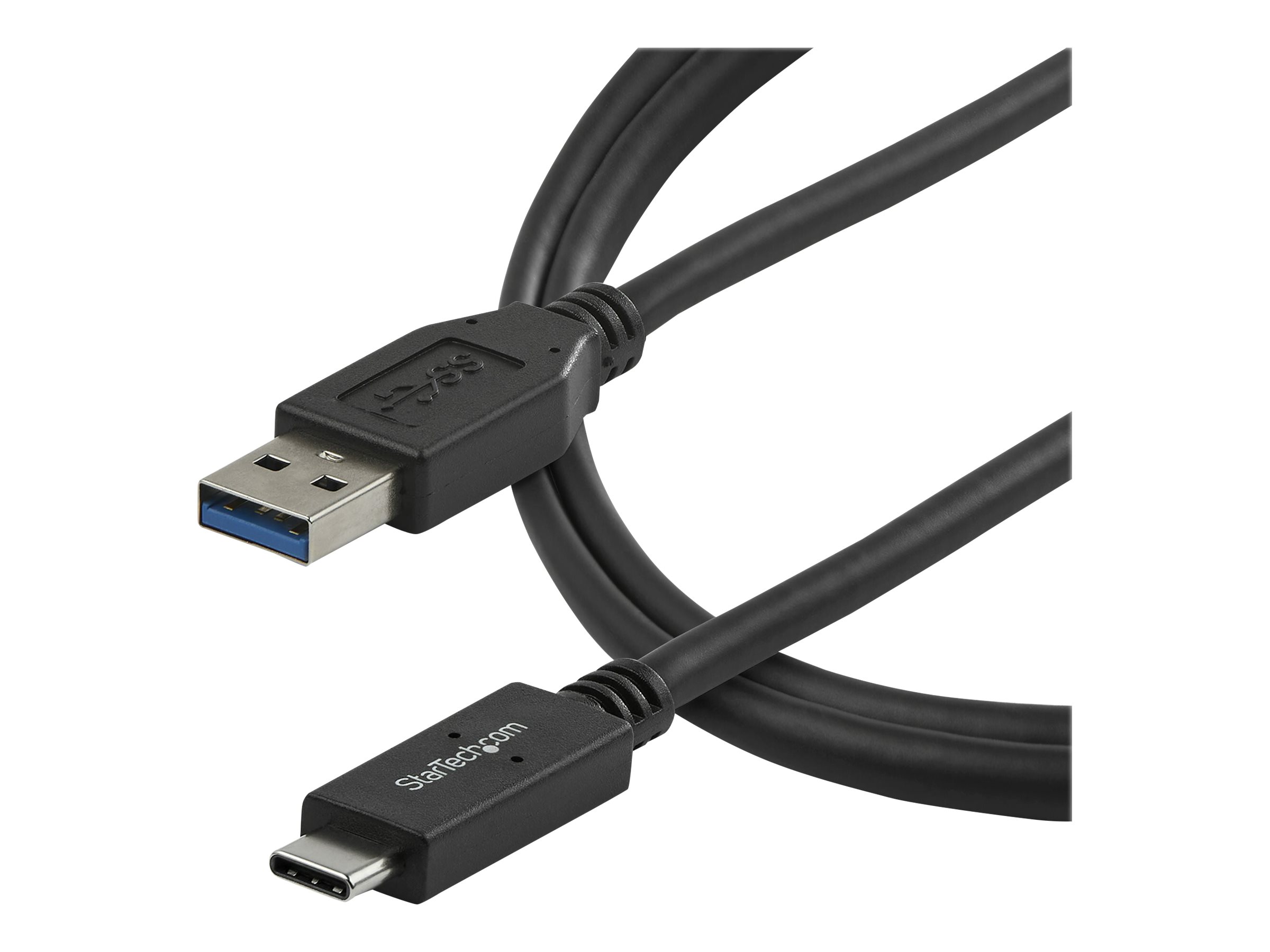 StarTech.com 1m USB 3.1 USB-C auf USB-A Kabel 10 Gbit/s Schwarz