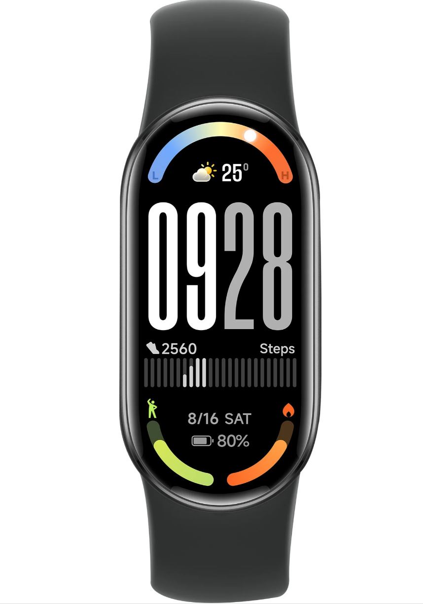 Xiaomi Smart Band 10 Fitness-Tracker, 1,72" AMOLED, SpO2, 5 ATM, Midnight Black